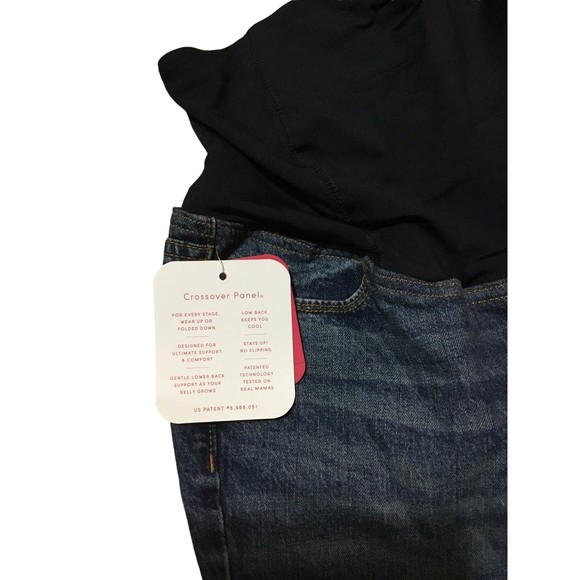 Isabel Maternity MIDI Shorts Size 4/27 NWT - Picture 2 of 5